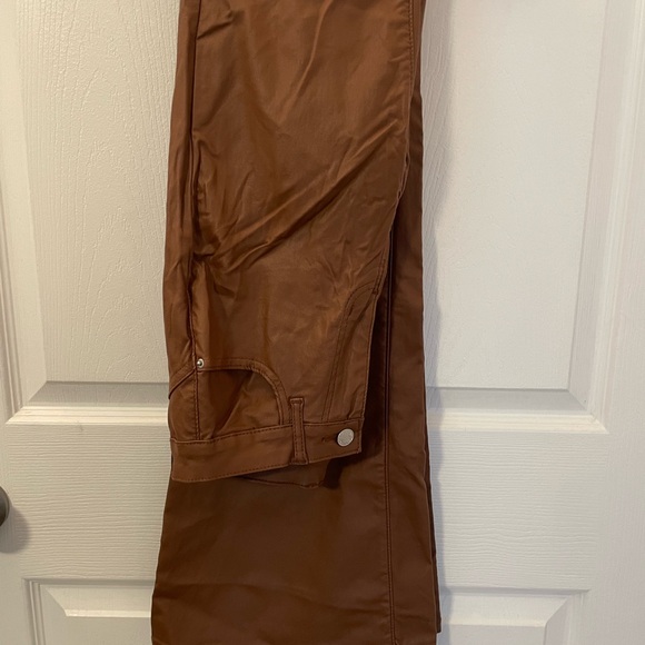 SHEIN Tall Women's Fashion Solid Color Slim Fit Flared Pants - Picture 6 of 7